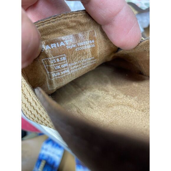 Ariat Ryden Cactus Flamingo Print Slip On Casual Shoes Women’s Sz 8.5B US/39EU - Picture 8 of 16